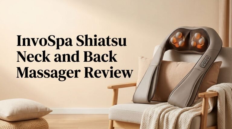InvoSpa Shiatsu Neck and Back Massager Review 2026