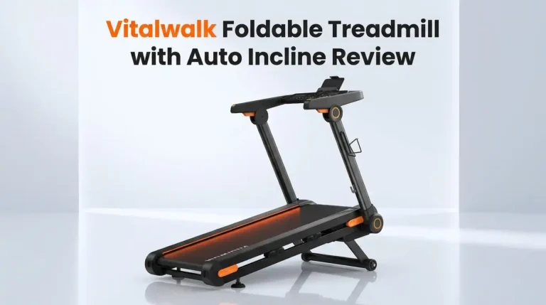 Vitalwalk Foldable Treadmill with Auto Incline Review
